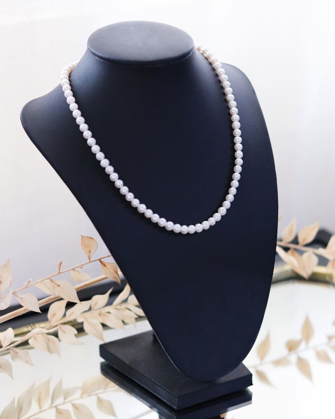 6mm Round Pearl Necklace