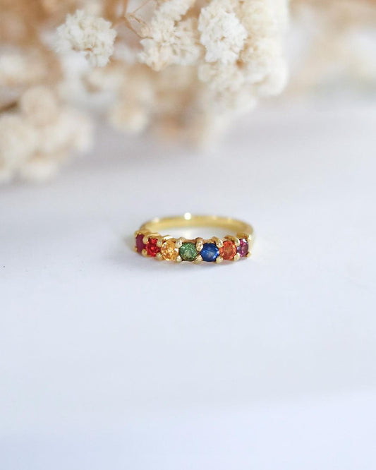 Rainbow Jewel Ring