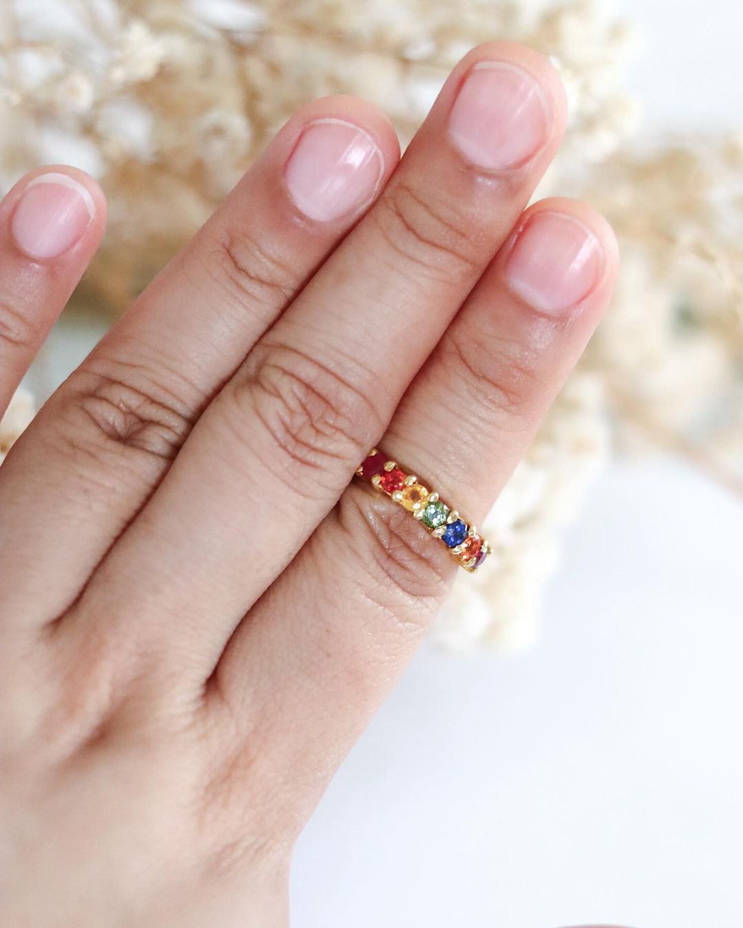 Rainbow Jewel Ring