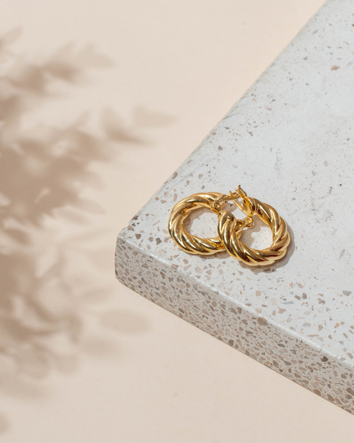 Chunky Twisted Hoops