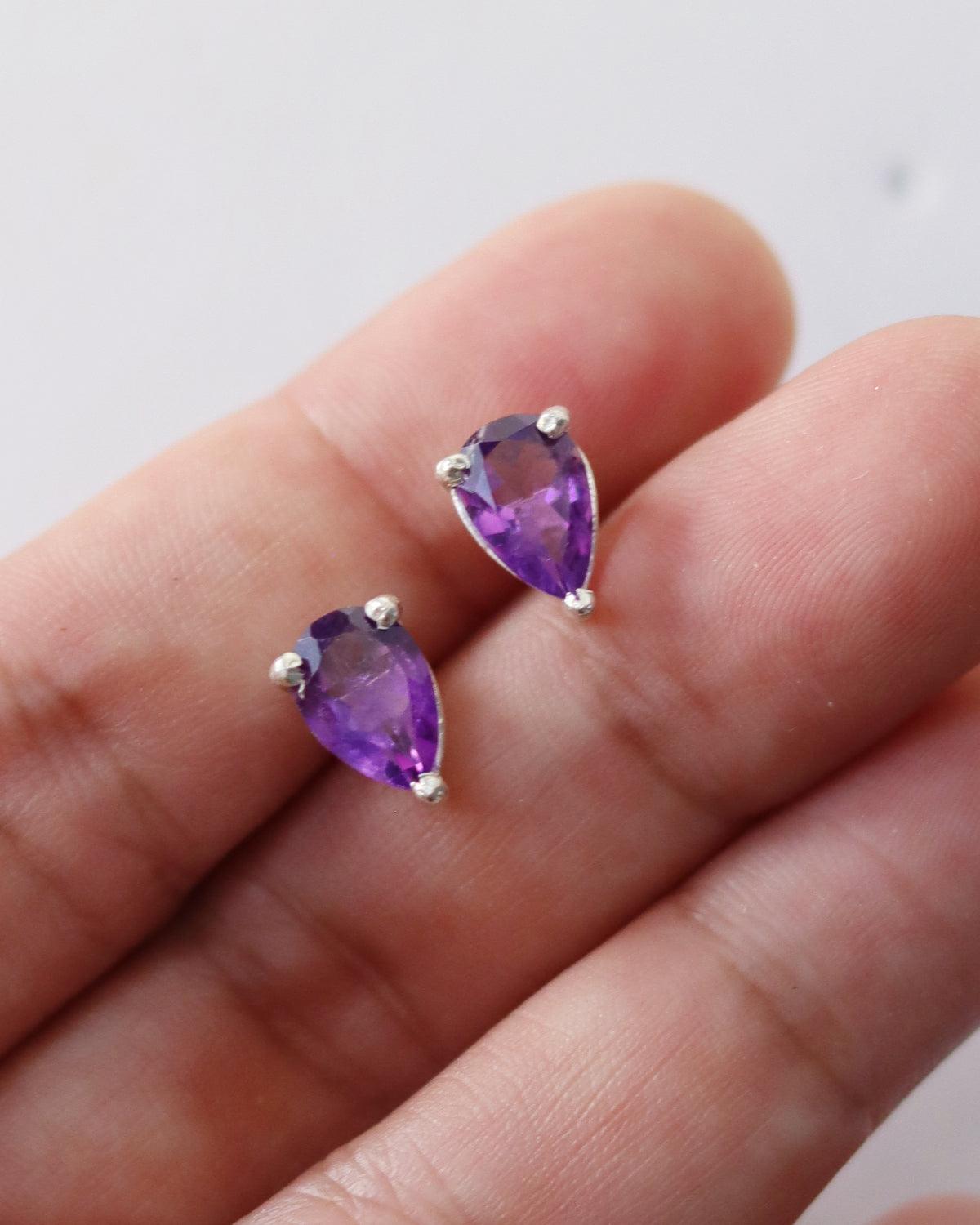 Amethyst Studs