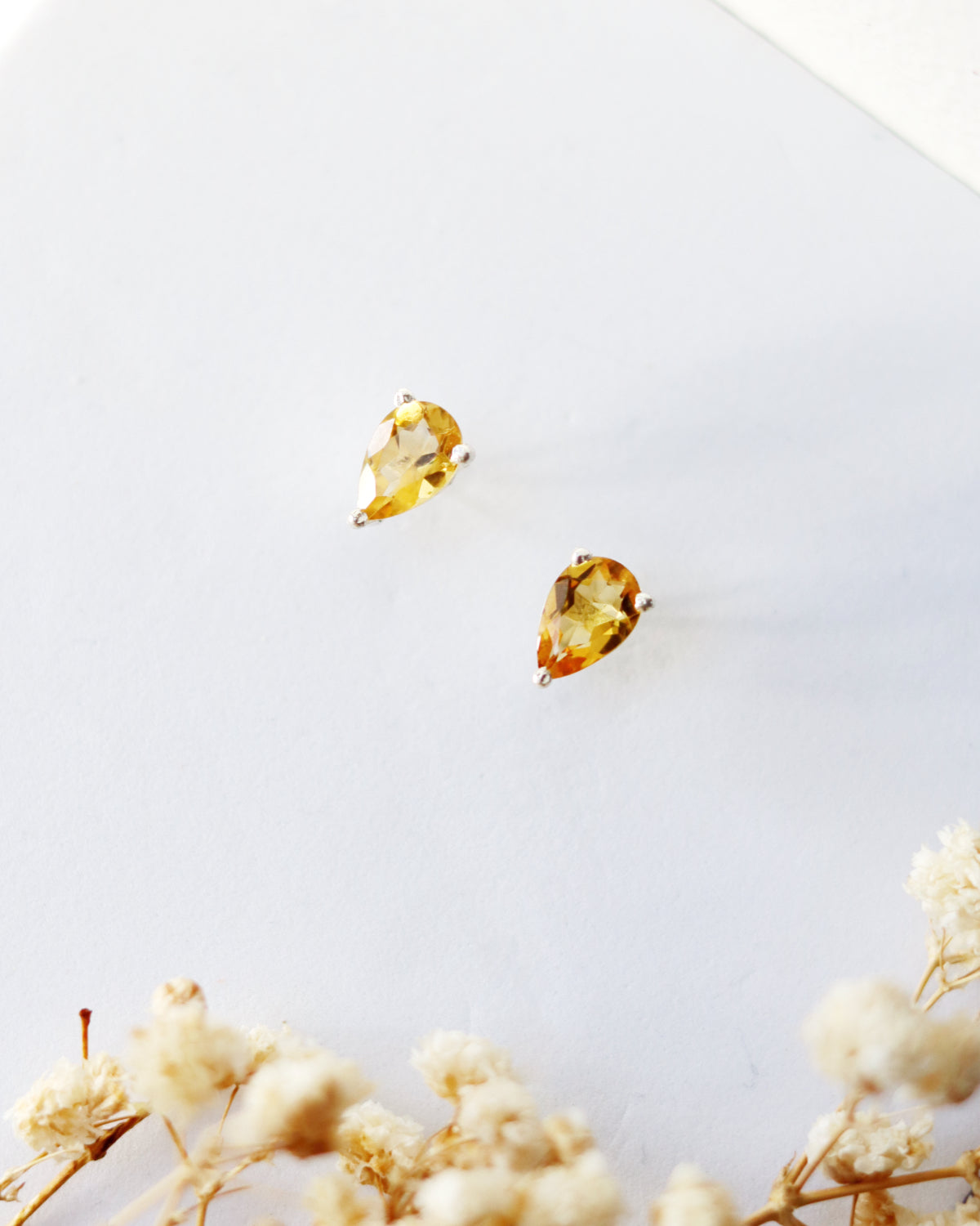 Citrine Studs