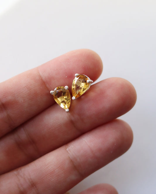 Citrine Studs