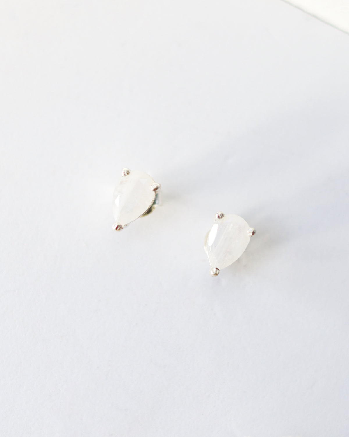 Moonstone Studs