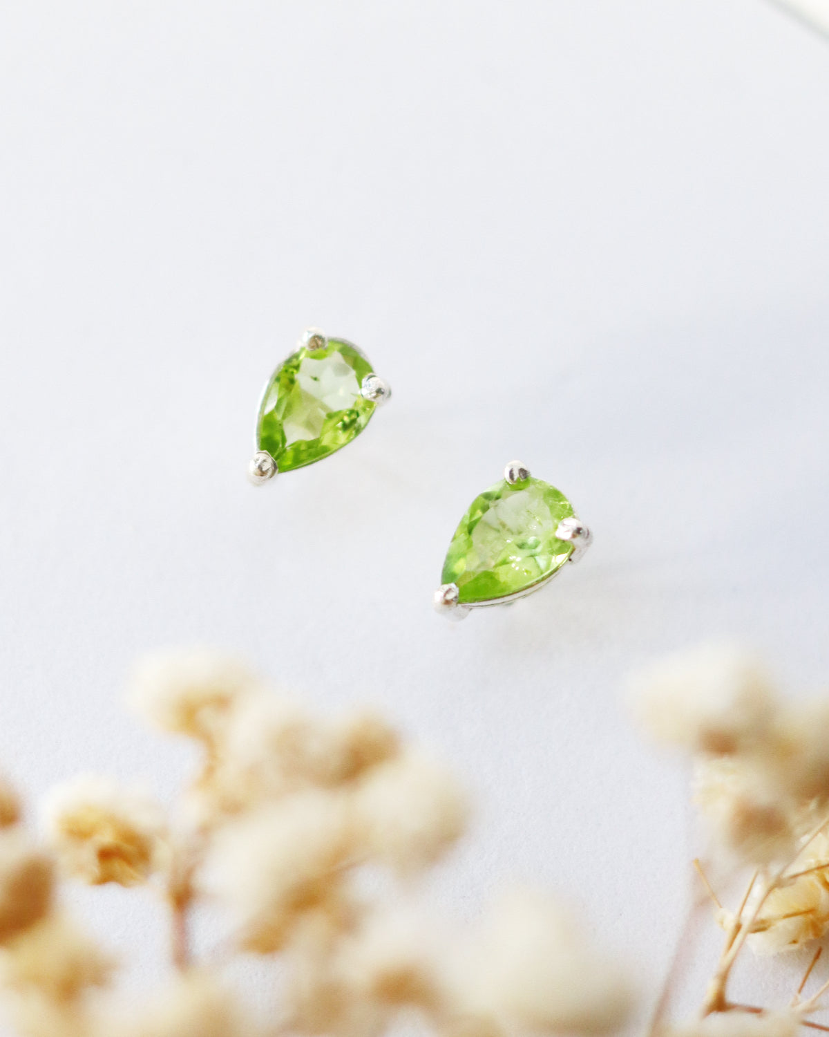 Peridot Studs