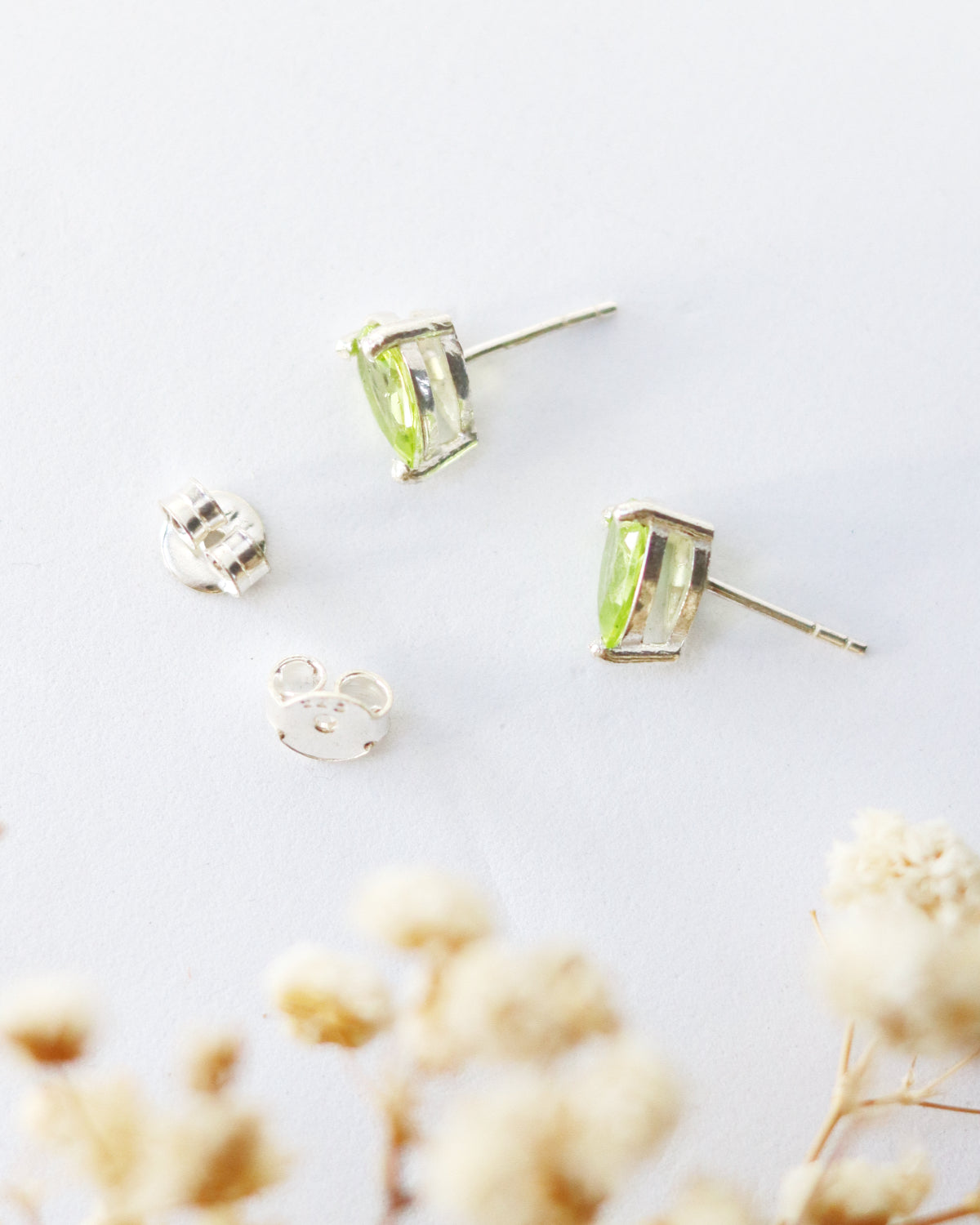 Peridot Studs